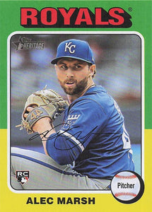 2024 Topps Heritage Baseball Alec Marsh #683 RC