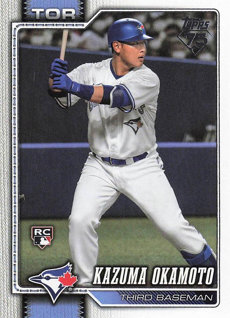 2026 Topps Baseball Kazuma Okamoto #443 RC