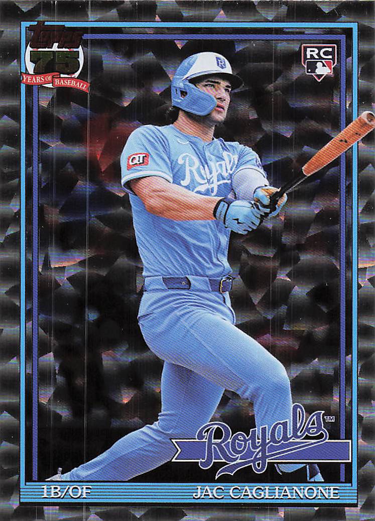 2026 Topps Baseball 1991 Topps Baseball Crackle Foil Jac Caglianone #T91-42