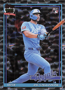 2026 Topps Baseball 1991 Topps Baseball Crackle Foil Jac Caglianone #T91-42