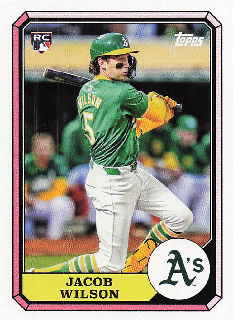 2025 Topps Archives 1987 Topps Boardwalk and Baseball Jacob Wilson #87BB-7