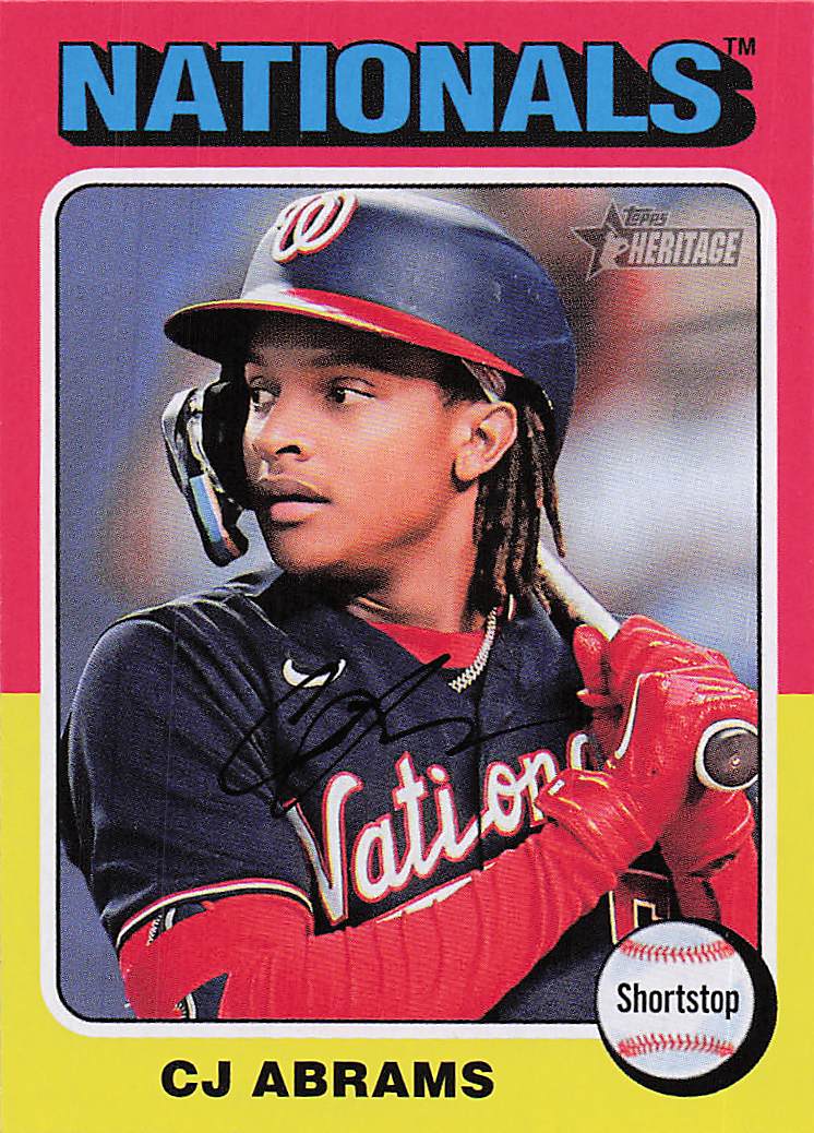 2024 Topps Heritage Baseball CJ Abrams #446