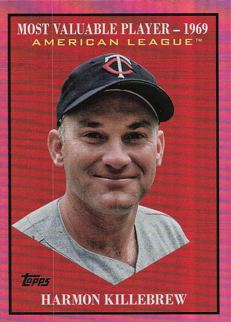2025 Topps Update Baseball Most Valuable Pink Foil Harmon Killebrew #MV-32