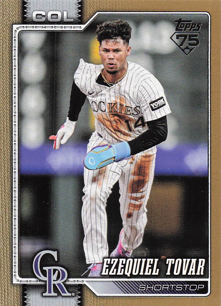 2026 Topps Baseball Gold 1041/2026 Ezequiel Tovar #136