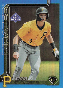 2025 Topps Pro Debut Baseball Blue Foil 148/150 Eddie Rynders #PD-142