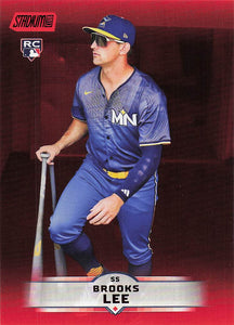 2025 Stadium Club Baseball Red Foil Brooks Lee #141 RC