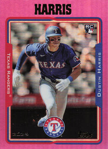 2025 Topps Archives Baseball Pink Foilboard Dustin Harris #220 RC