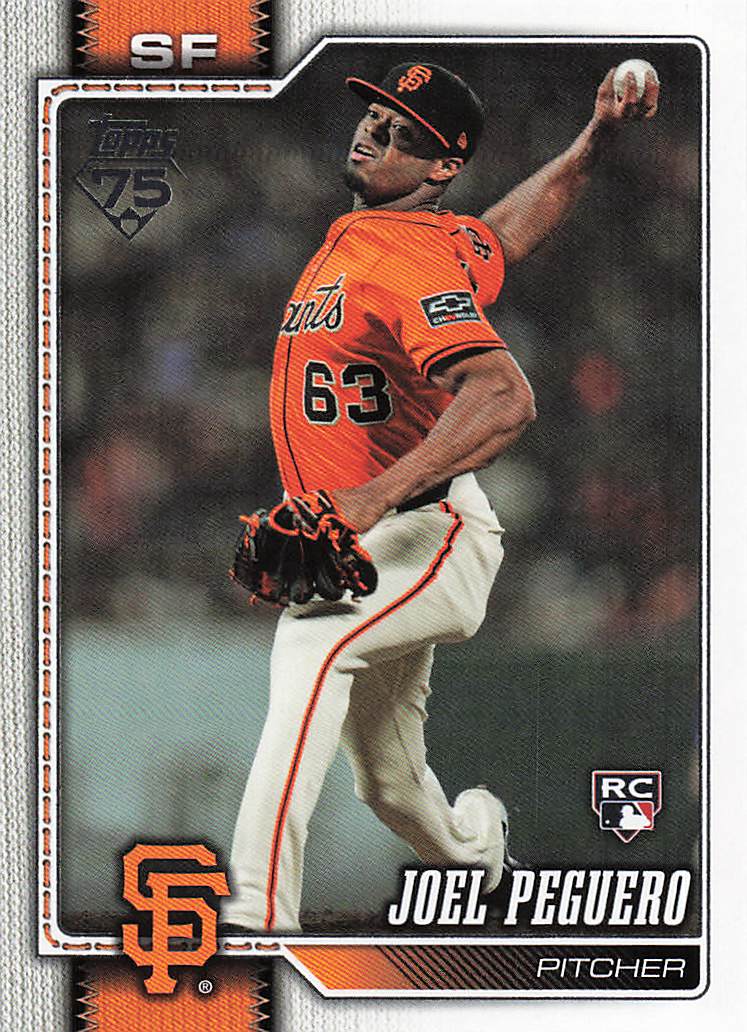 2026 Topps Baseball Joel Peguero #474 RC