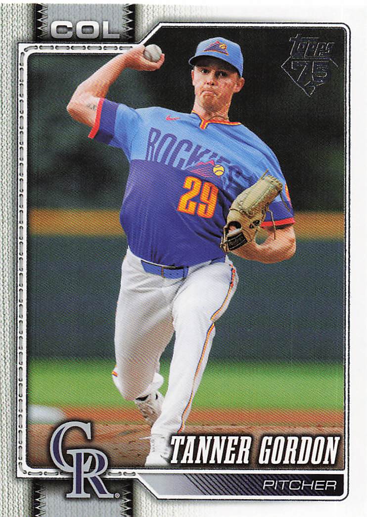 2026 Topps Baseball Tanner Gordon #444