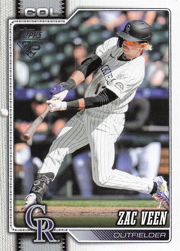 2026 Topps Baseball Zac Veen #514