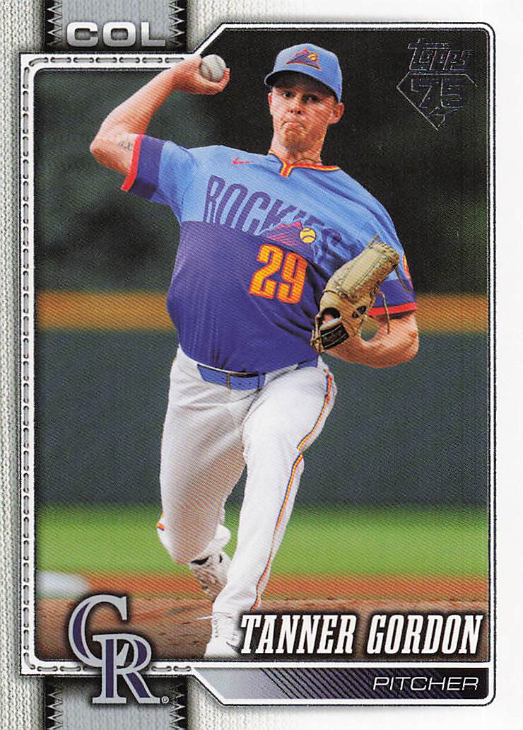 2026 Topps Baseball Tanner Gordon #444