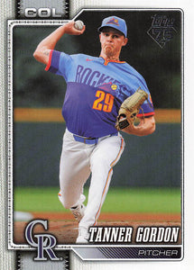 2026 Topps Baseball Tanner Gordon #444