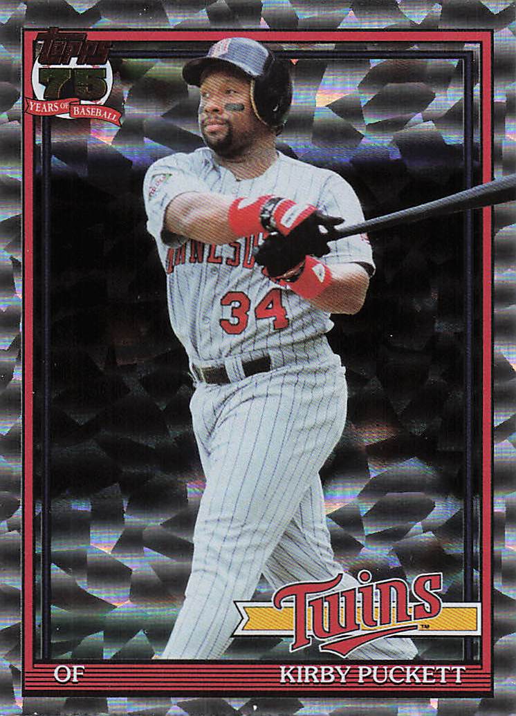 2026 Topps Baseball 1991 Topps Baseball Crackle Foil Kirby Puckett #T91-94