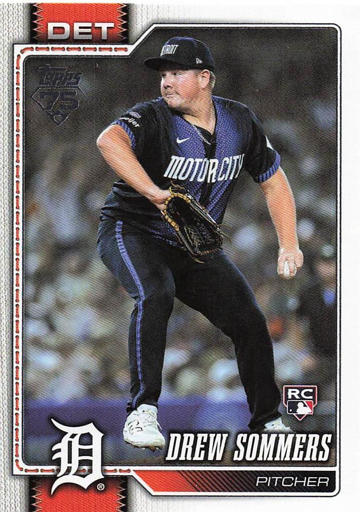 2026 Topps Baseball Drew Sommers #387 RC
