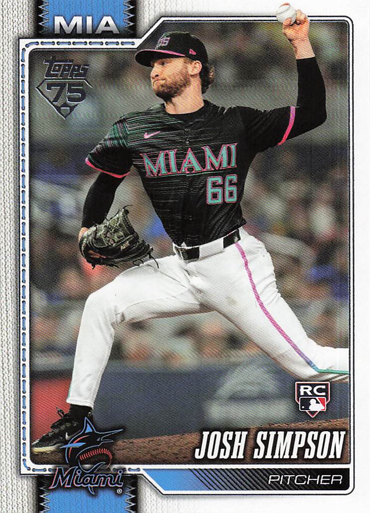 2026 Topps Baseball Josh Simpson #583 RC