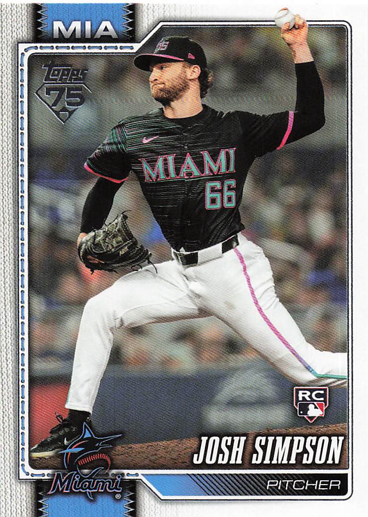 2026 Topps Baseball Josh Simpson #583 RC