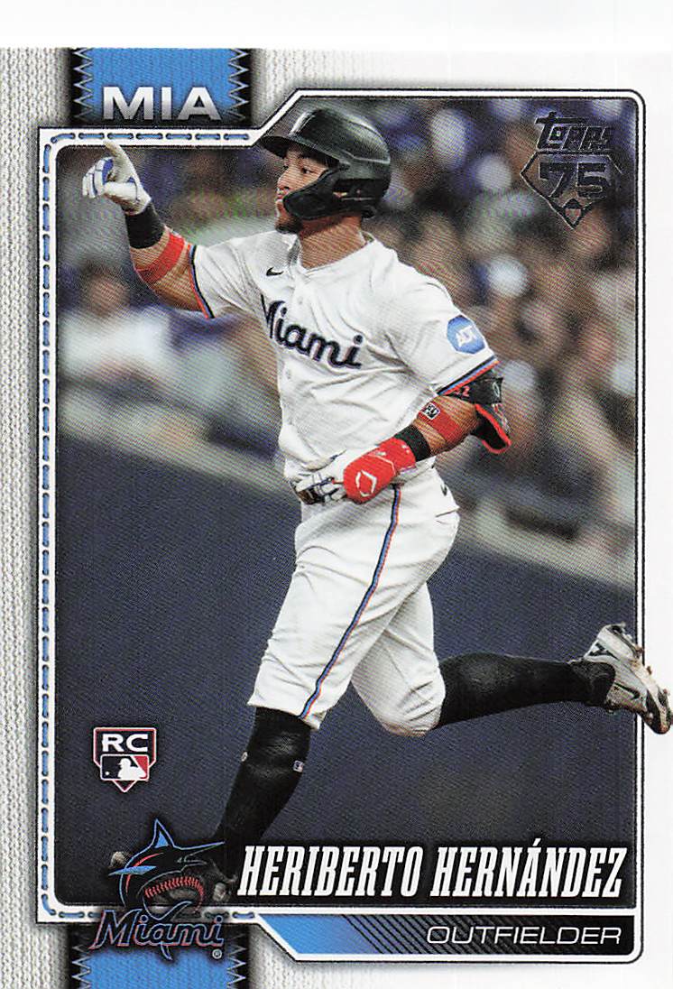 2026 Topps Baseball Heriberto Hernández #578 RC