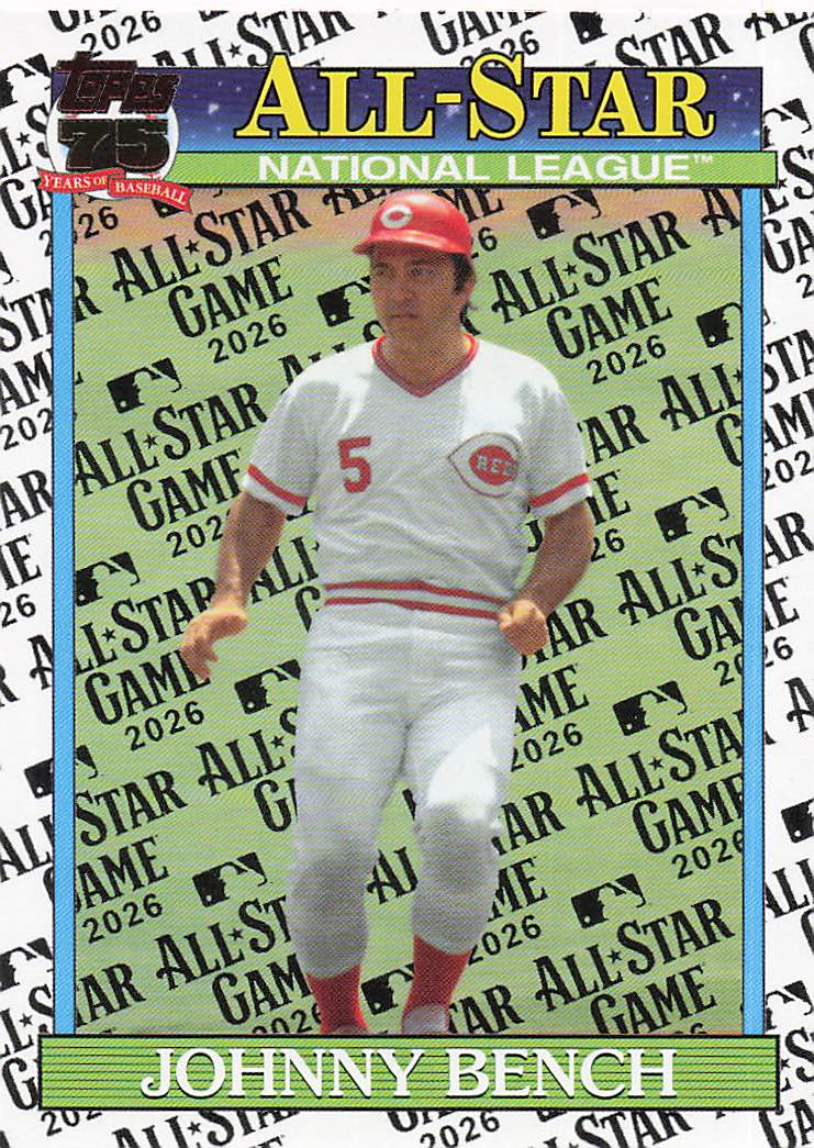 2026 Topps Baseball 1991 Topps All-Stars All-Star Game Johnny Bench #91AS-47