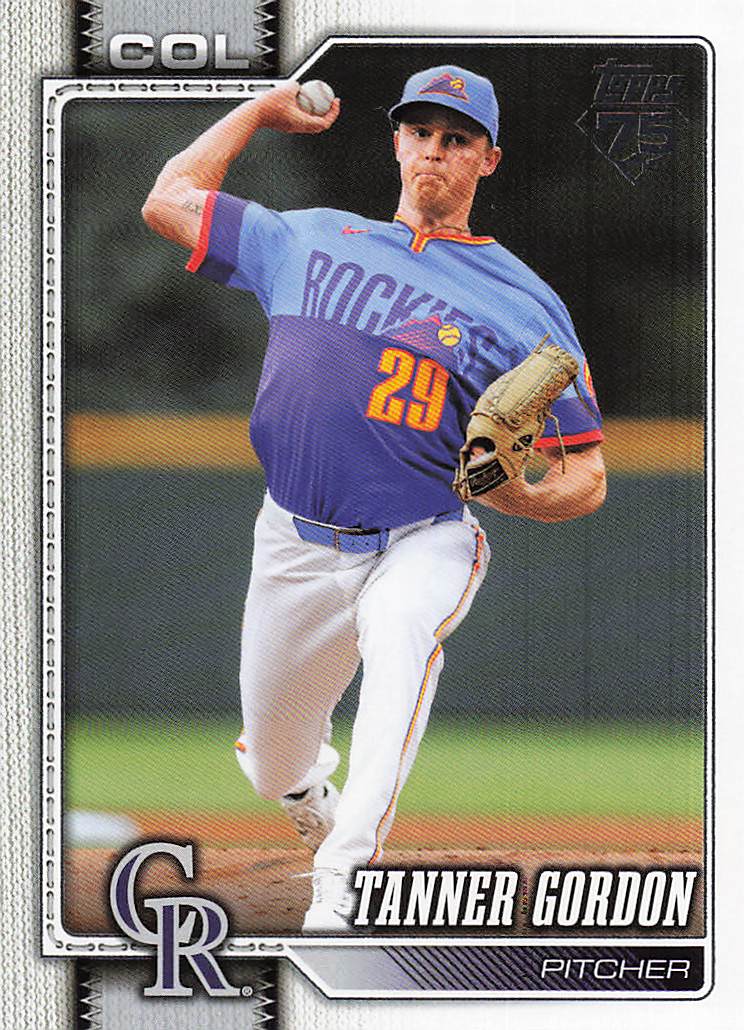 2026 Topps Baseball Tanner Gordon #444