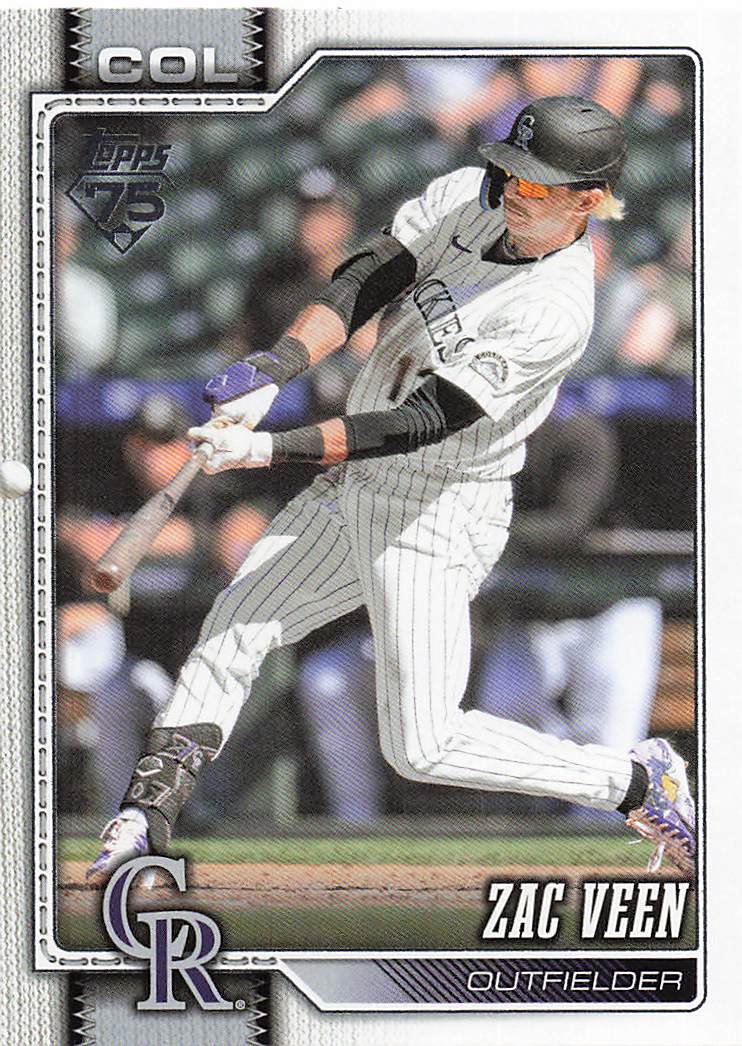 2026 Topps Baseball Zac Veen #514