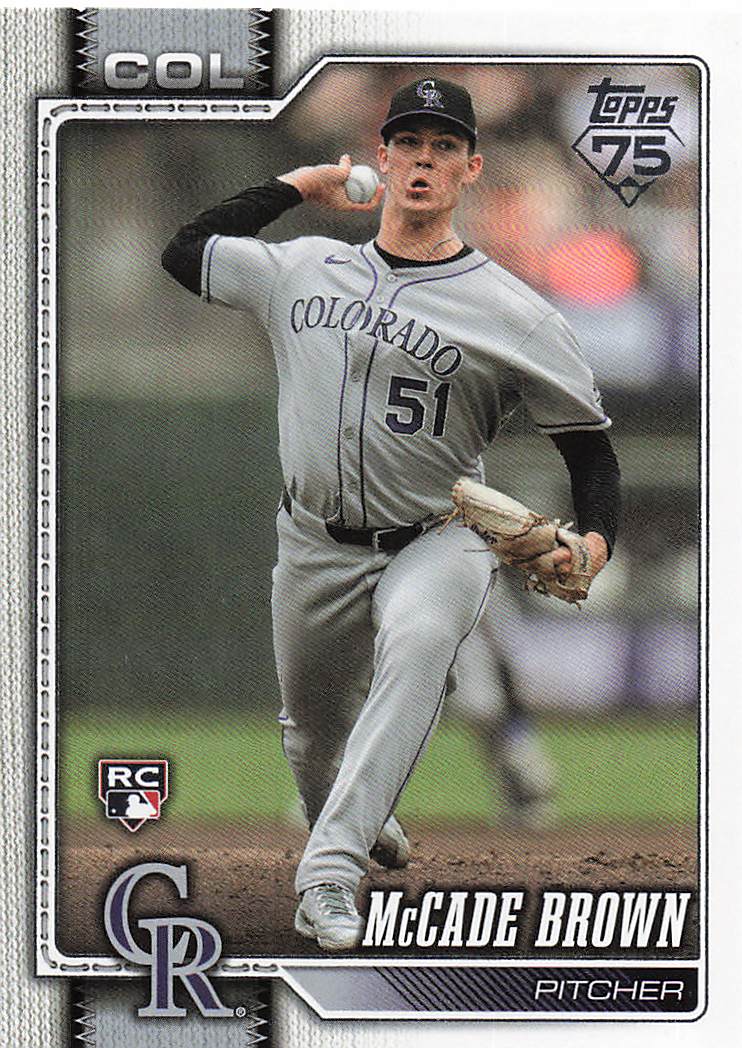 2026 Topps Baseball McCade Brown #595 RC