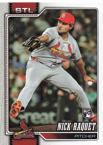 2026 Topps Baseball Nick Raquet #385 RC