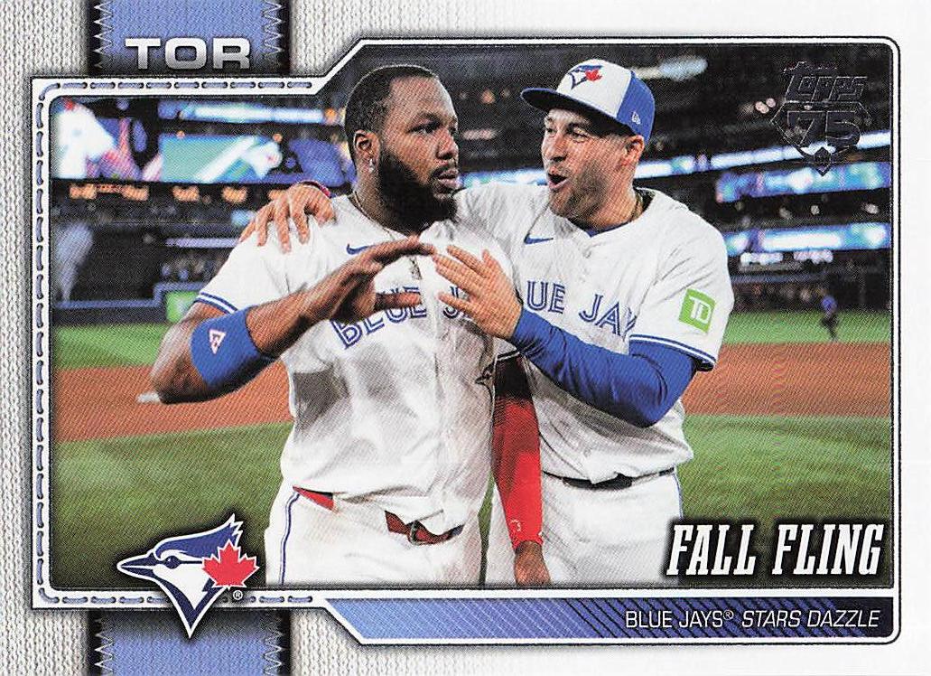2026 Topps Baseball Fall Fling (Vladimir Guerrero Jr. / George Springer) #356