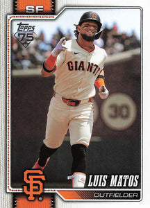 2026 Topps Baseball Luis Matos #693