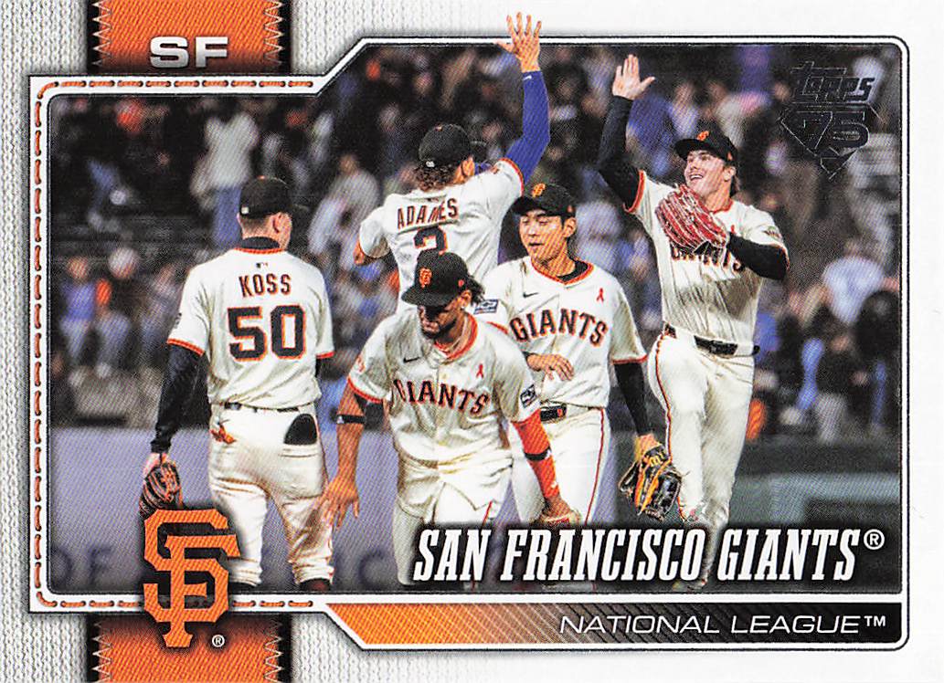 2026 Topps Baseball San Francisco Giants #496