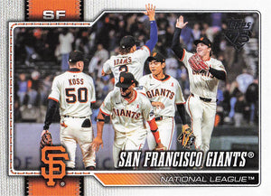 2026 Topps Baseball San Francisco Giants #496