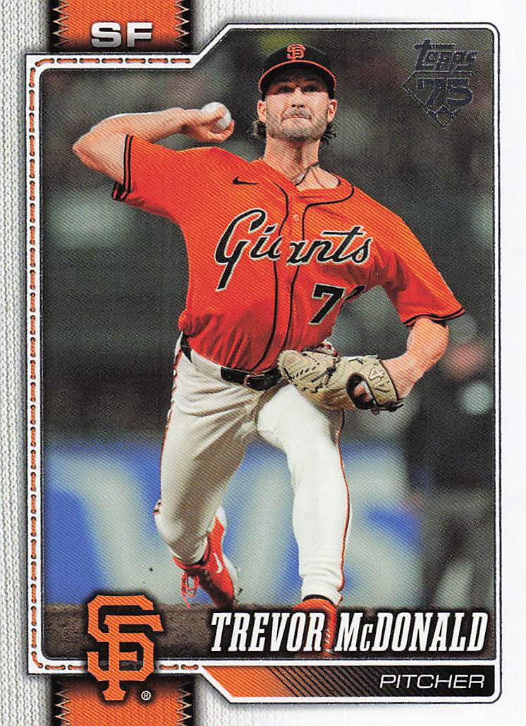 2026 Topps Baseball Trevor McDonald #466