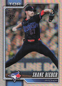 2026 Topps Baseball Rainbow Foil Shane Bieber #422