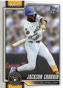 2026 Topps Baseball Jackson Chourio #448