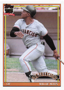 2026 Topps Baseball 1991 Topps Baseball Willie Mays #91B2-17