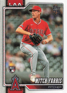 2026 Topps Baseball Mitch Farris #609 RC