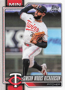 2026 Topps Baseball Simeon Woods Richardson #512