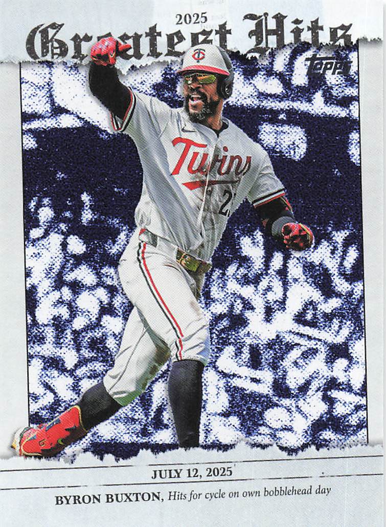 2026 Topps Baseball 2025 Greatest Hits Byron Buxton #GH-12