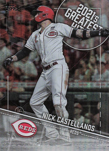2022 Topps Baseball 2021's Greatest Hits Nick Castellanos #21GH-3