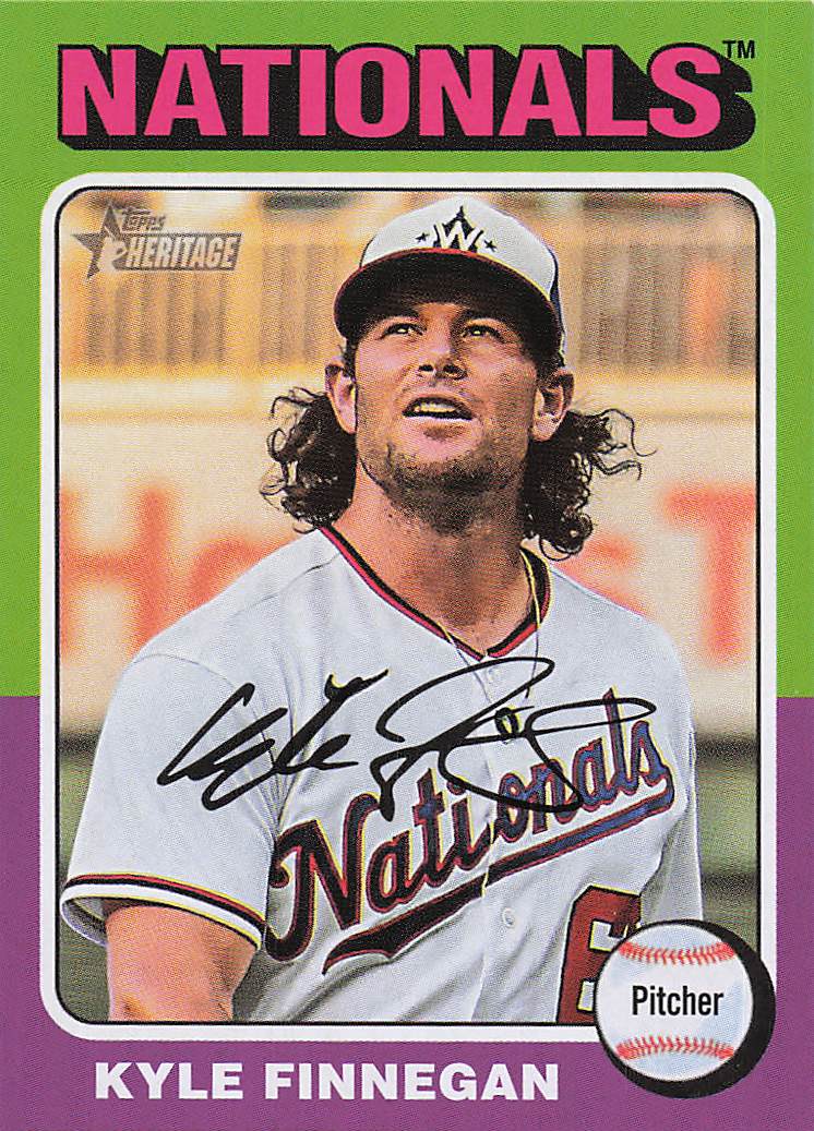 2024 Topps Heritage Baseball Kyle Finnegan #41