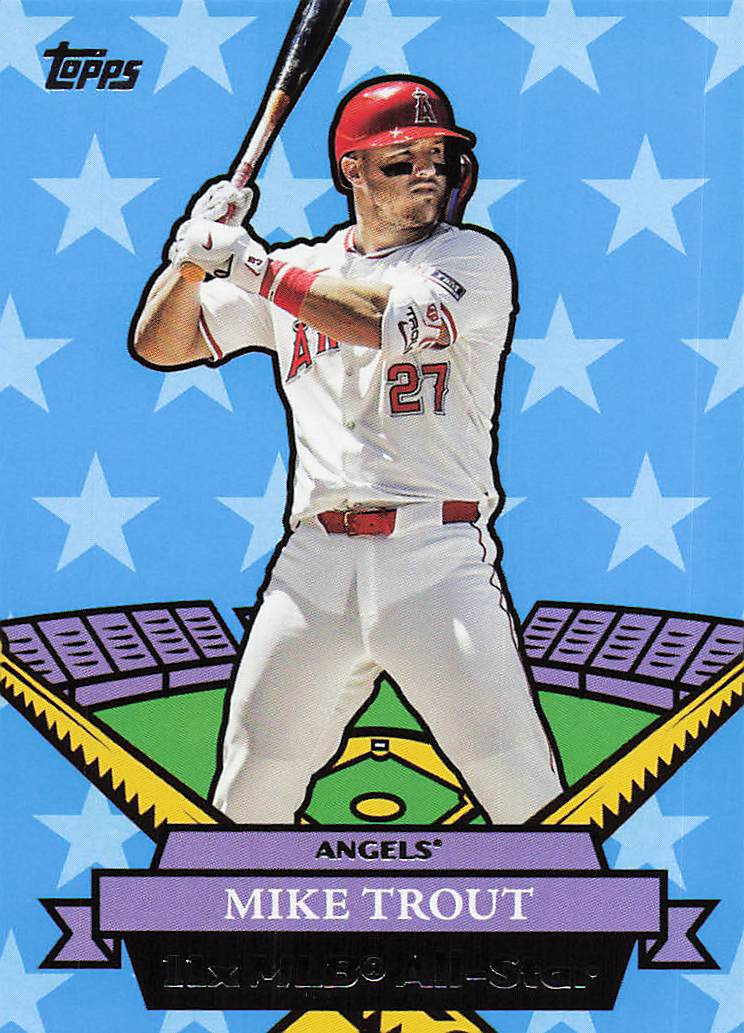 2025 Topps Archives Baseball 2007 Topps All-Stars Mike Trout #07AS-3