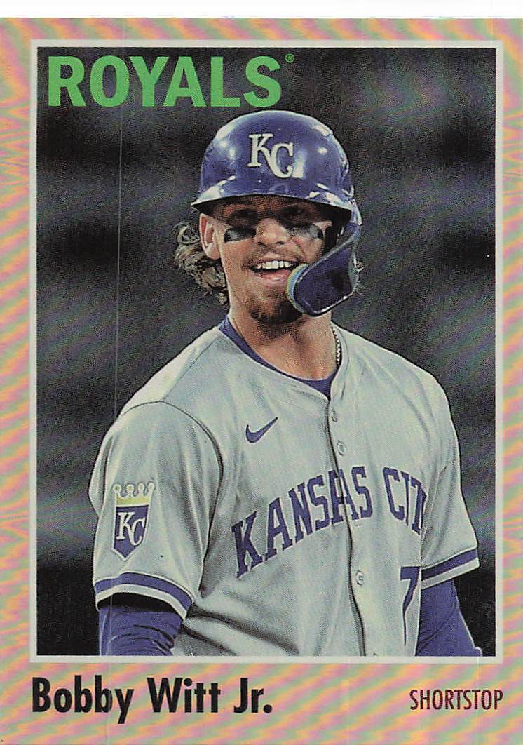 2024 Topps Archives Baseball Rainbow Foilboard 009/199  Bobby Witt Jr. #150