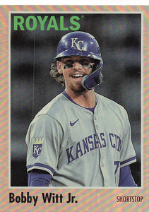2024 Topps Archives Baseball Rainbow Foilboard 009/199  Bobby Witt Jr. #150