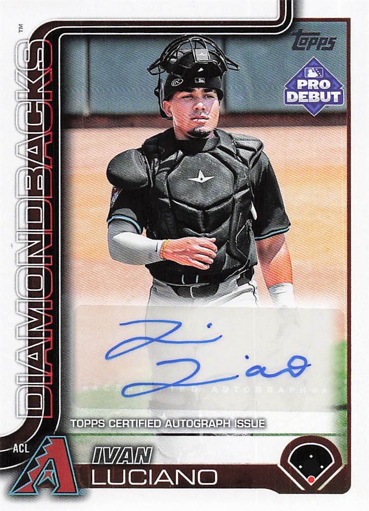 2025 Topps Pro Debut Baseball Base Autographs Ivan Luciano #PD-60