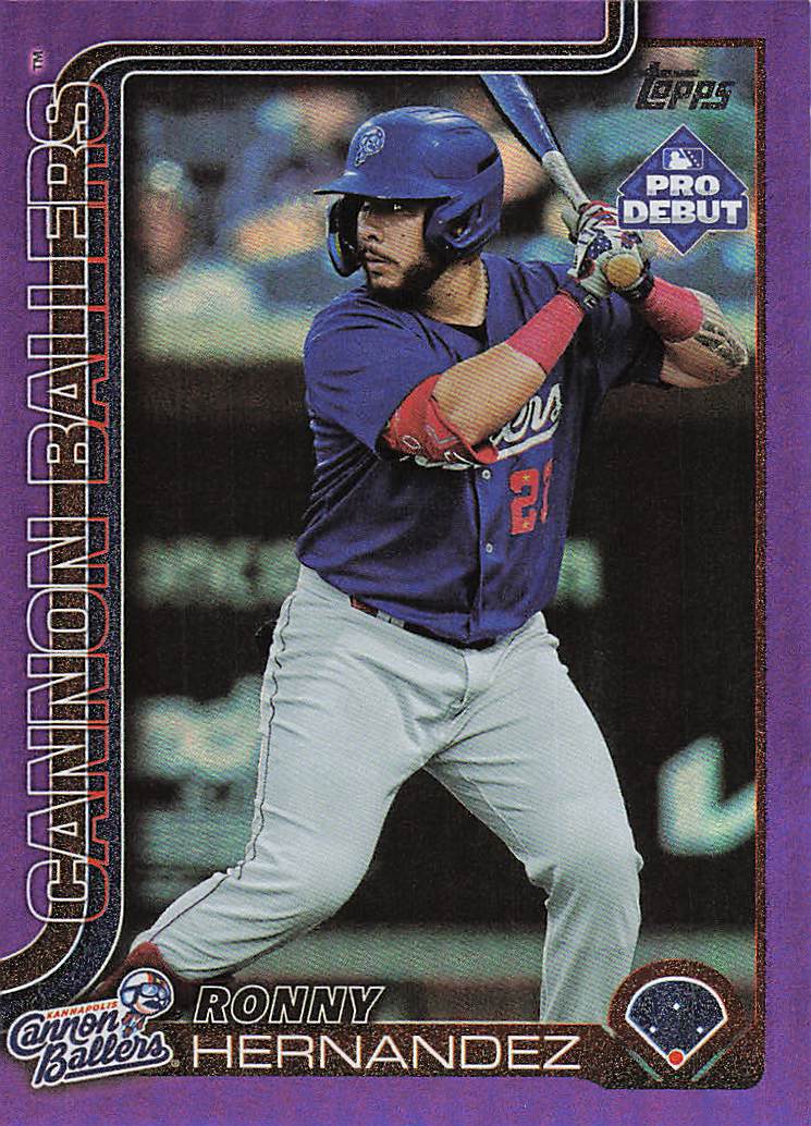 2025 Topps Pro Debut Baseball Blue Foil 012/299 Ronny Hernandez #PD-161