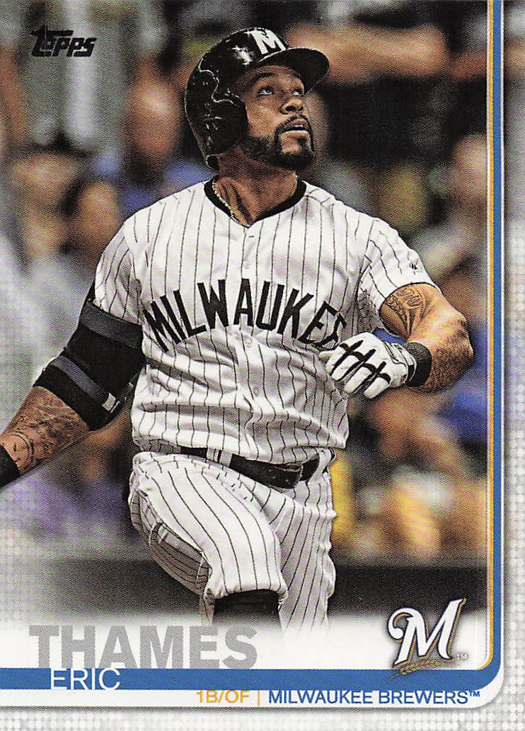 2019 Topps Baseball Eric Thames #695