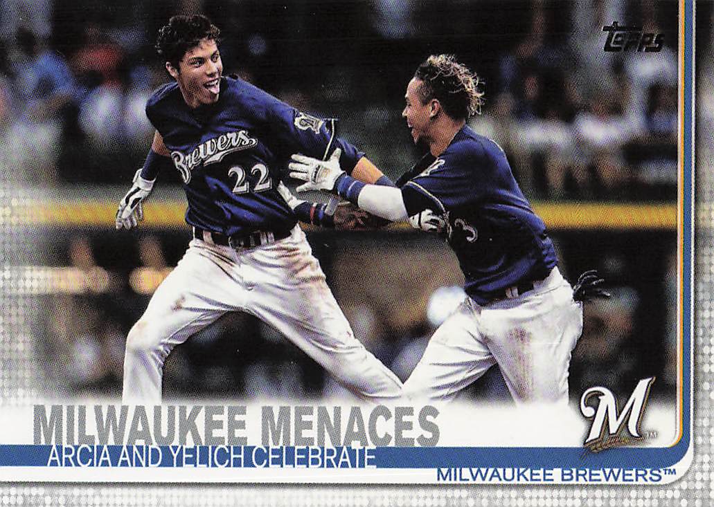 2019 Topps Baseball Milwaukee Menaces #625