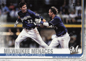 2019 Topps Baseball Milwaukee Menaces #625