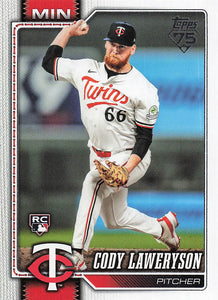 2026 Topps Baseball Cody Laweryson #608 RC