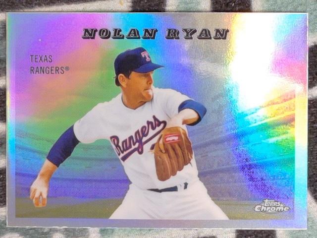2025 Topps Chrome Platinum Anniversary Rails and Sails Nolan Ryan #55RS-15