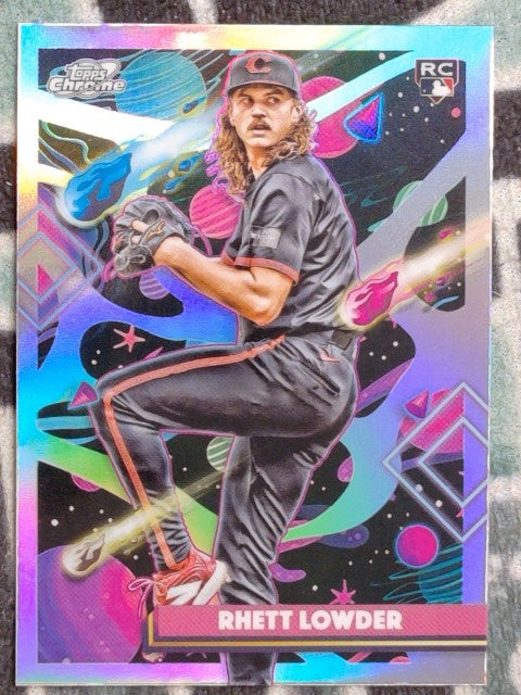 2025 Topps Chrome Cosmic Baseball Refractor Rhett Lowder #50 RC